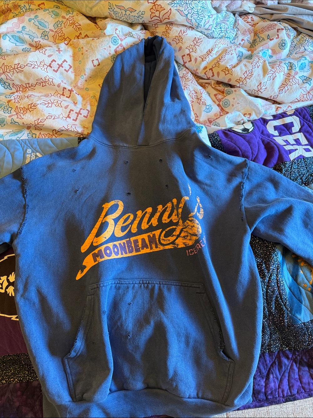Benson Boone Merch hoodie- Blue